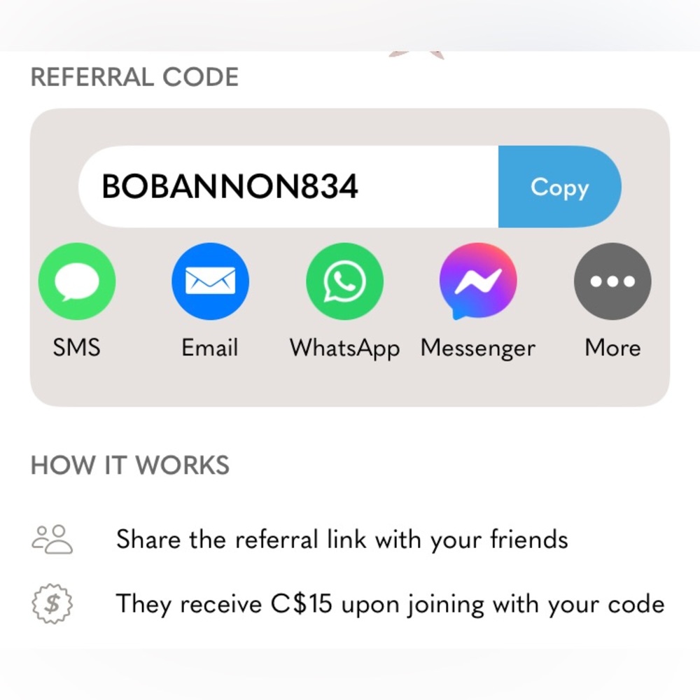 $15 off when you sign up with my code!